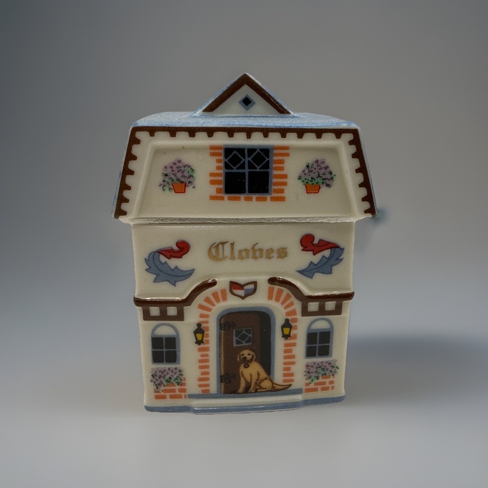 Lenox CANTERBURY CROSSING Spice Village Jar CLOVES No Chips